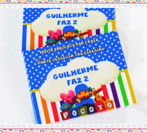 Tags Personalizadas para Lembrancinha Pocoyo