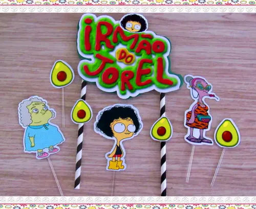 Topo de Bolo Irmão do Jorel