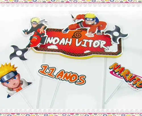 Topo de Bolo Naruto
