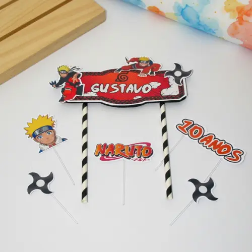 Topo de Bolo Naruto