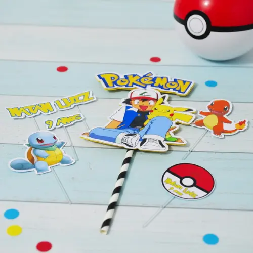 Topo de Bolo Pokémon