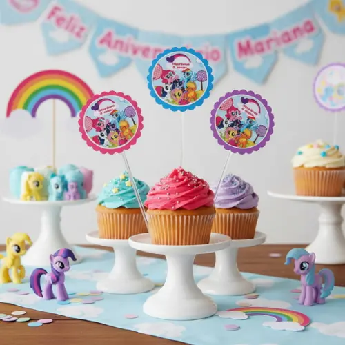 Topper para Docinho My Little Pony