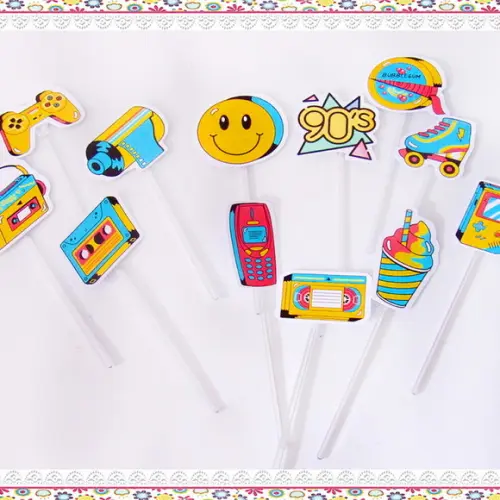 Topper para Docinhos Anos 90
