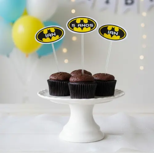 Topper para Docinhos Batman