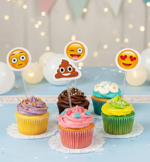 Topper para Docinhos Emoji