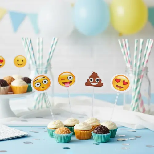 Topper para Docinhos Emoji