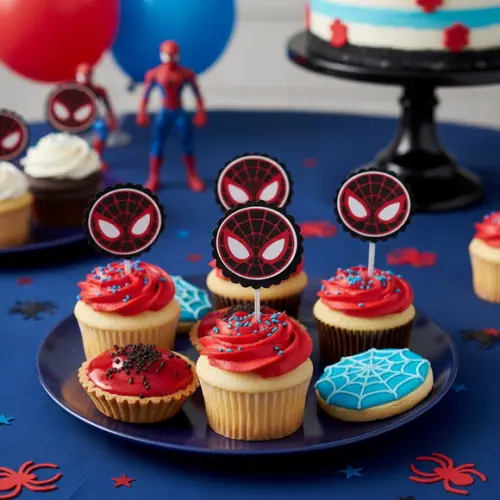Topper para Docinhos Homem Aranha Miles Morales
