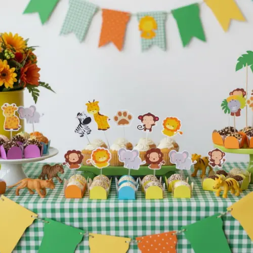 Topper para Docinhos Safari