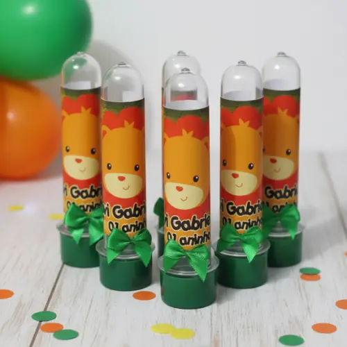 Tubete Personalizado Safari Leãozinho
