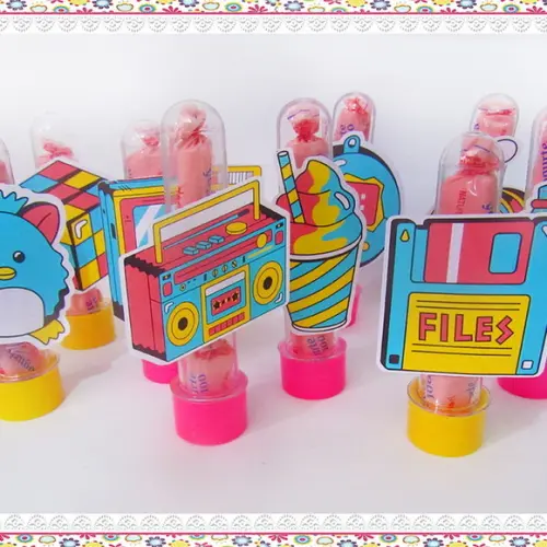 Tubetes Anos 90 Neon