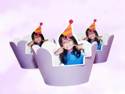 Wrappers para Cupcake: com Foto
