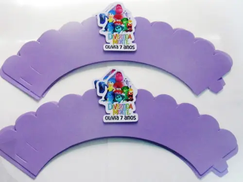 Wrappers Personalizados para Cupcake: Divertidamente