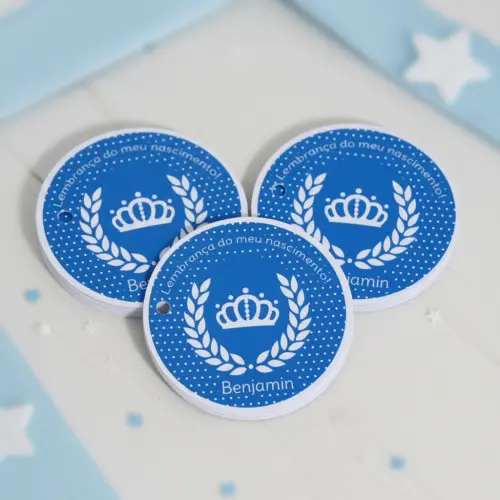 Tag para Lembrancinha Coroa Realeza