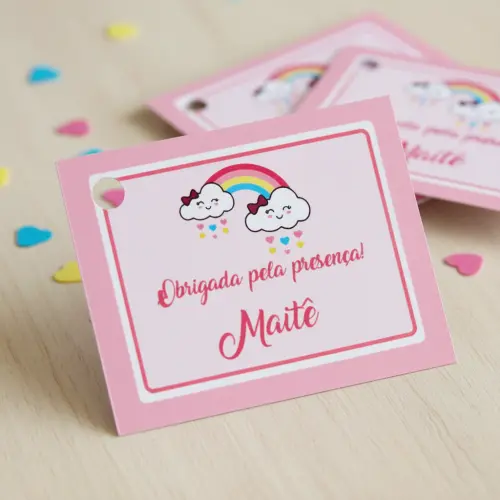 Tag Personalizada Chuva de Amor