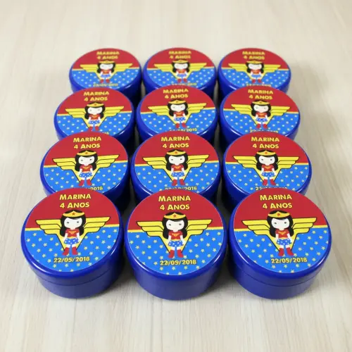 Latinhas Personalizadas Mulher Maravilha