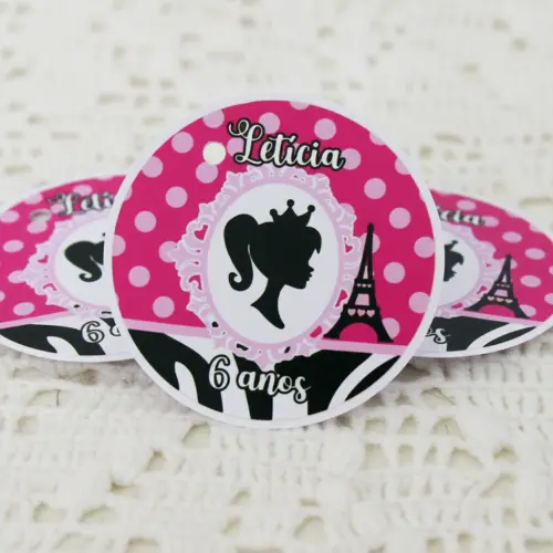 Tags Personalizadas Barbie