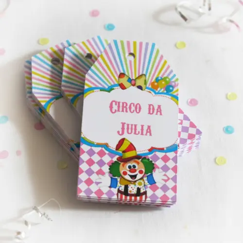 Tag personalizada Circo