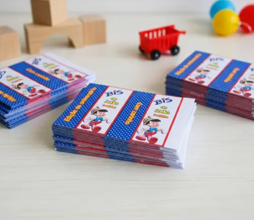 Rótulo Personalizado para Bis Pinóquio