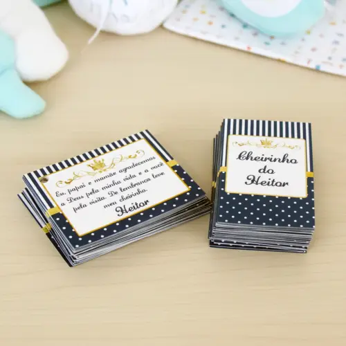 Kit Adesivo e Tag Personalizados Realeza