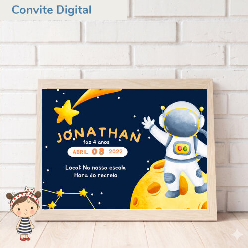 Convite Digital Astronauta