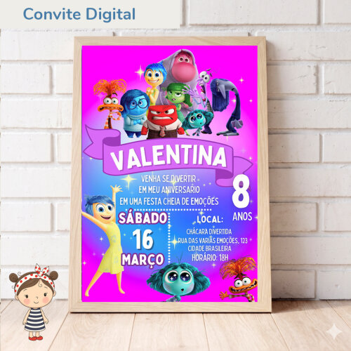 Convite Digital Divertidamente