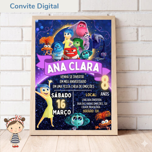 Convite Digital Divertidamente