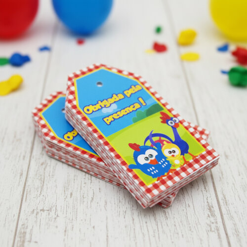 Tag Personalizada Galinha Pintadinha
