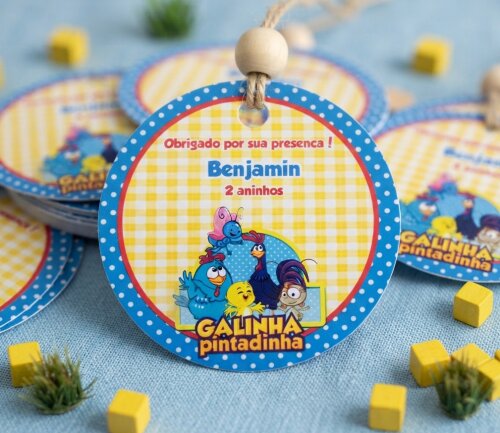 Tags Personalizadas Galinha Pintadinha