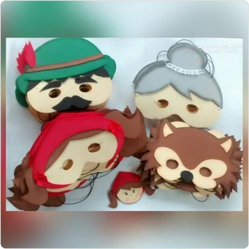 CHAPEUZINHO VERMELHO 1 - Apostila de Moldes EVA