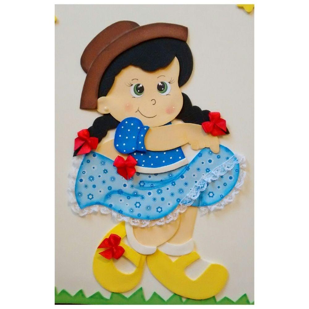 CASAL JUNINO - Apostila de Moldes EVA