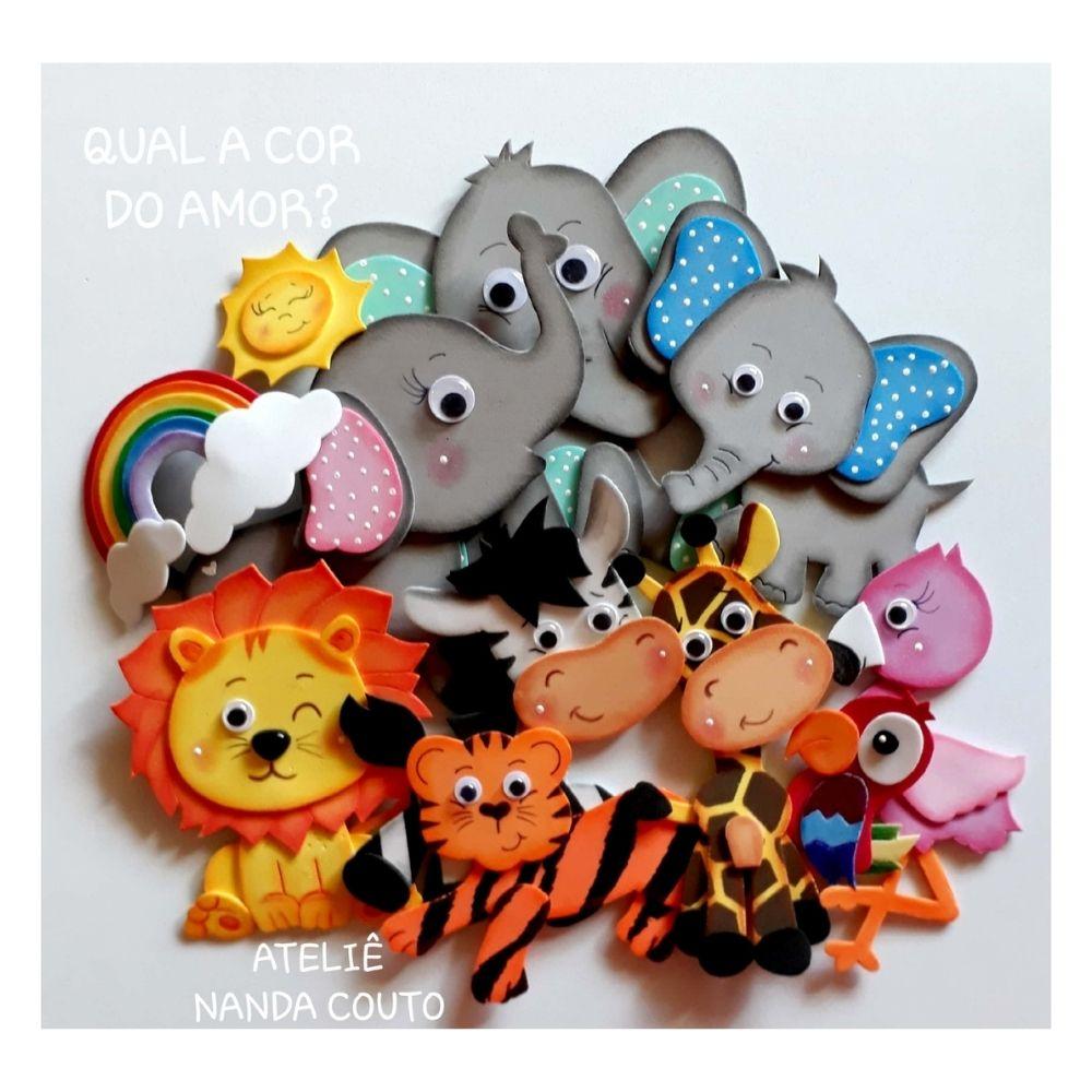 APOSTILA DE MOLDES PARA EVA QUAL A COR DO AMOR?