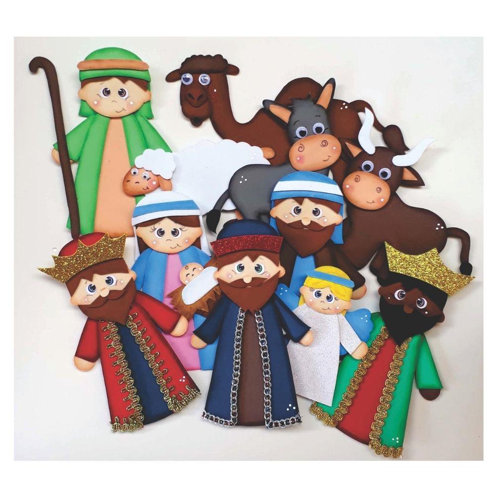 PRESÉPIO - Apostila de Moldes EVA