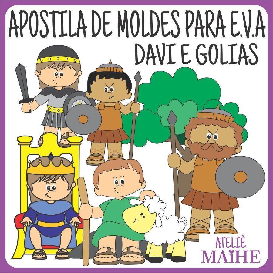 DAVI E GOLIAS - Apostila de Moldes EVA