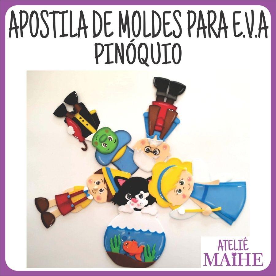 APOSTILA DE MOLDES PARA EVA PINÓQUIO