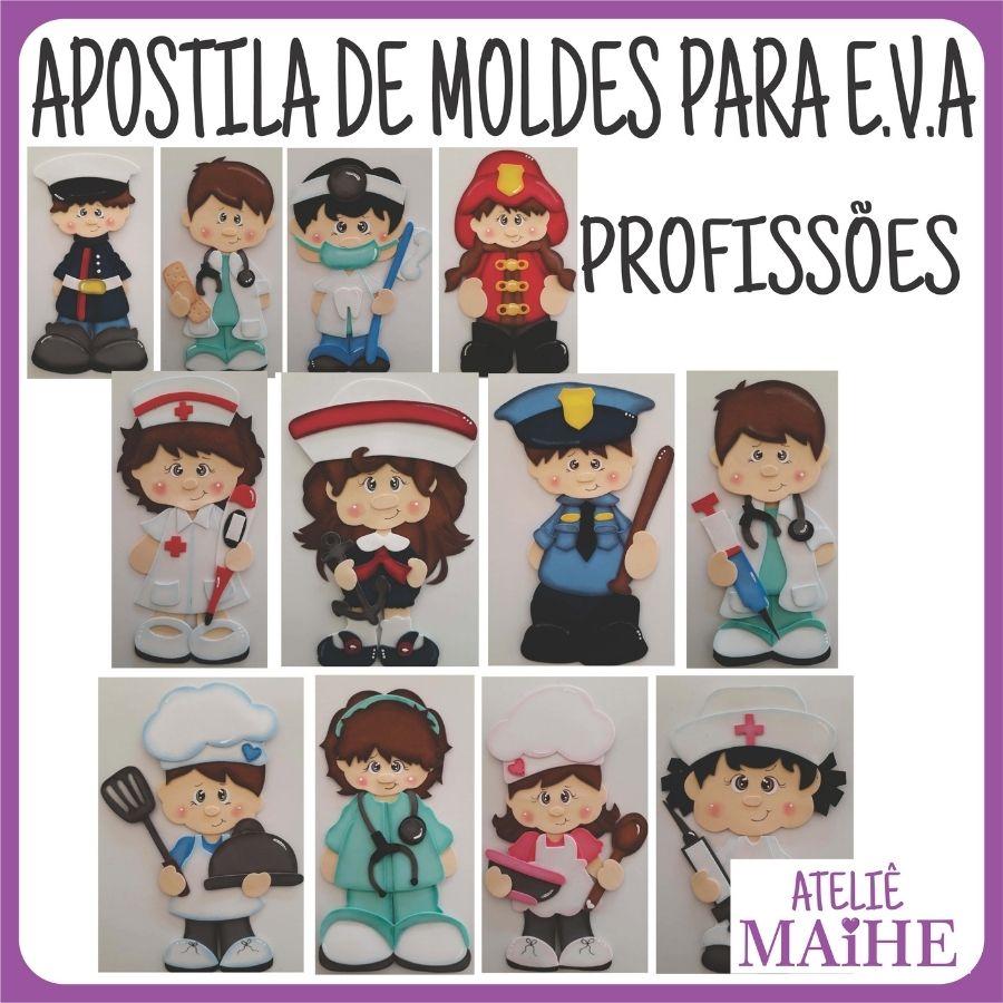 APOSTILA DE MOLDES PARA EVA PROFISSÕES