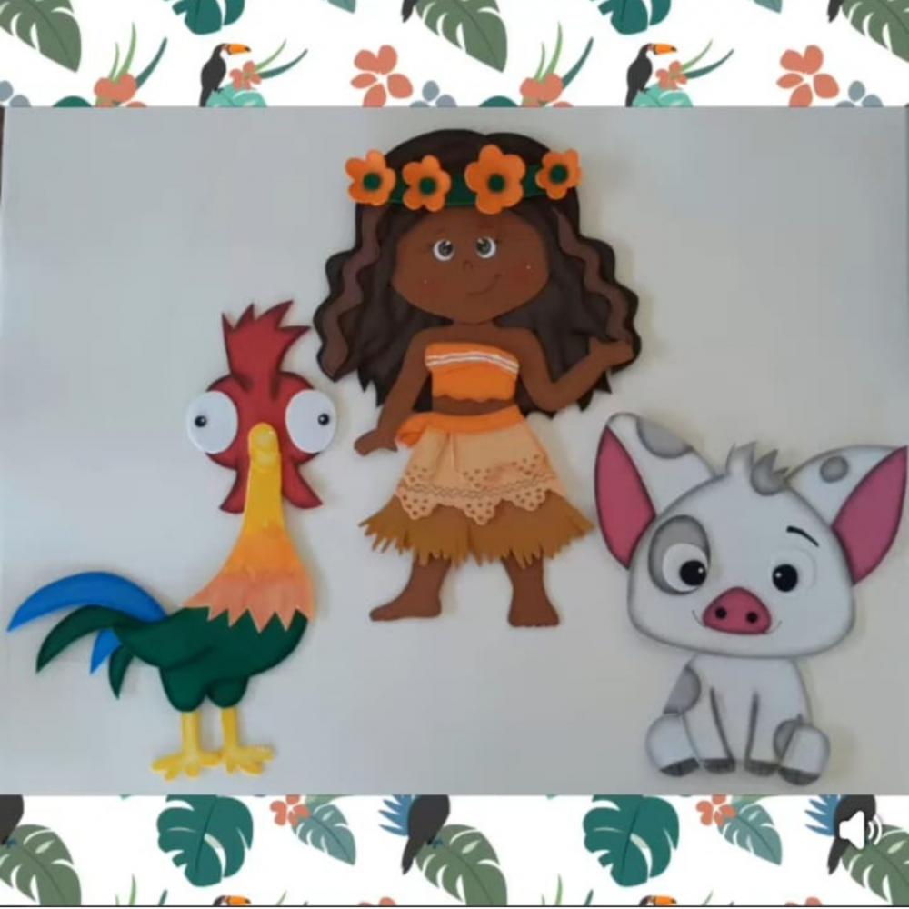 MOANA - Apostila de Moldes EVA