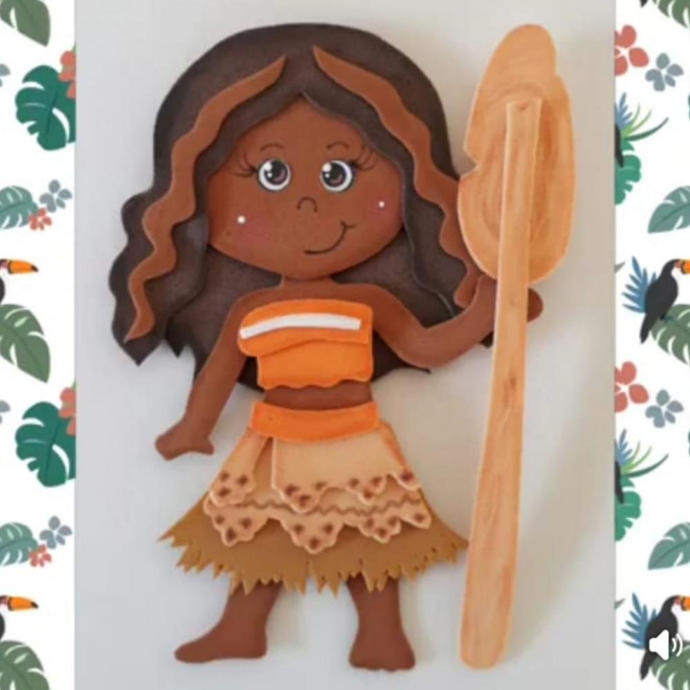 MOANA - Apostila de Moldes EVA