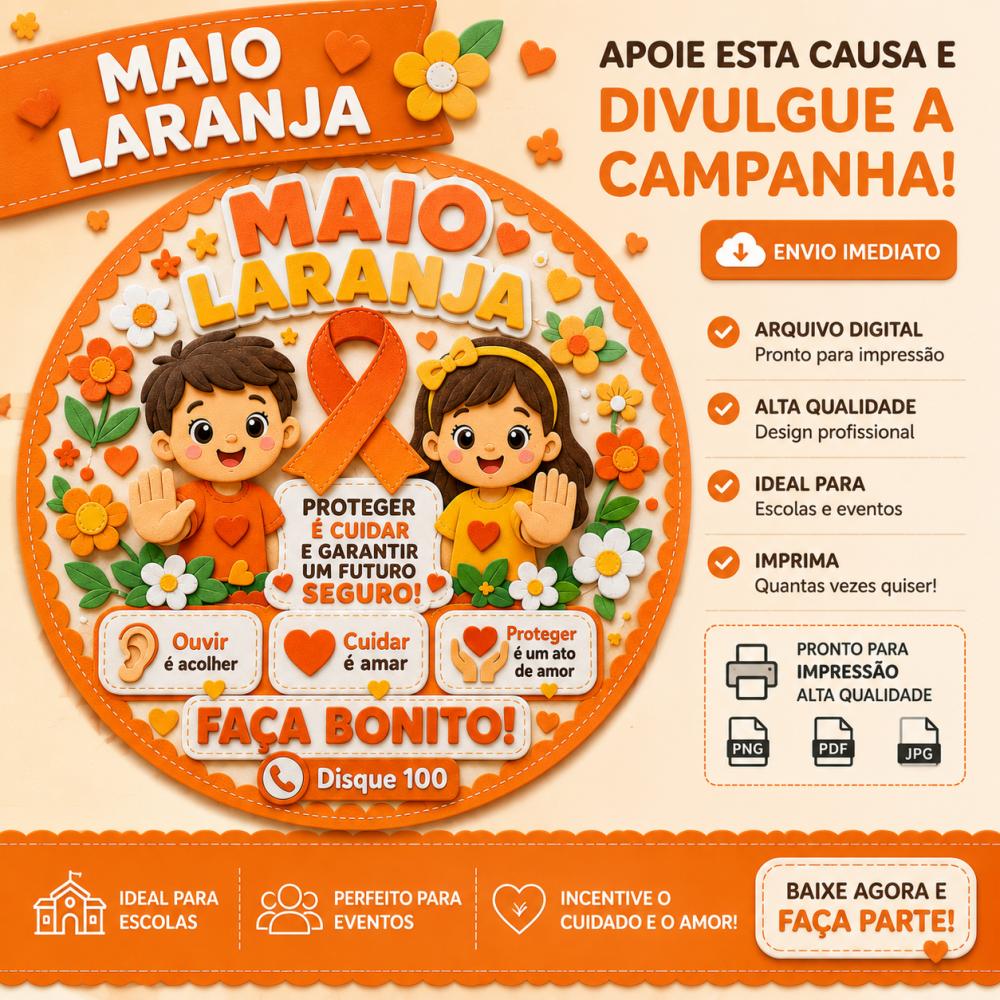 PAINEL REDONDO MAIO LARANJA – ARQUIVO DIGITAL