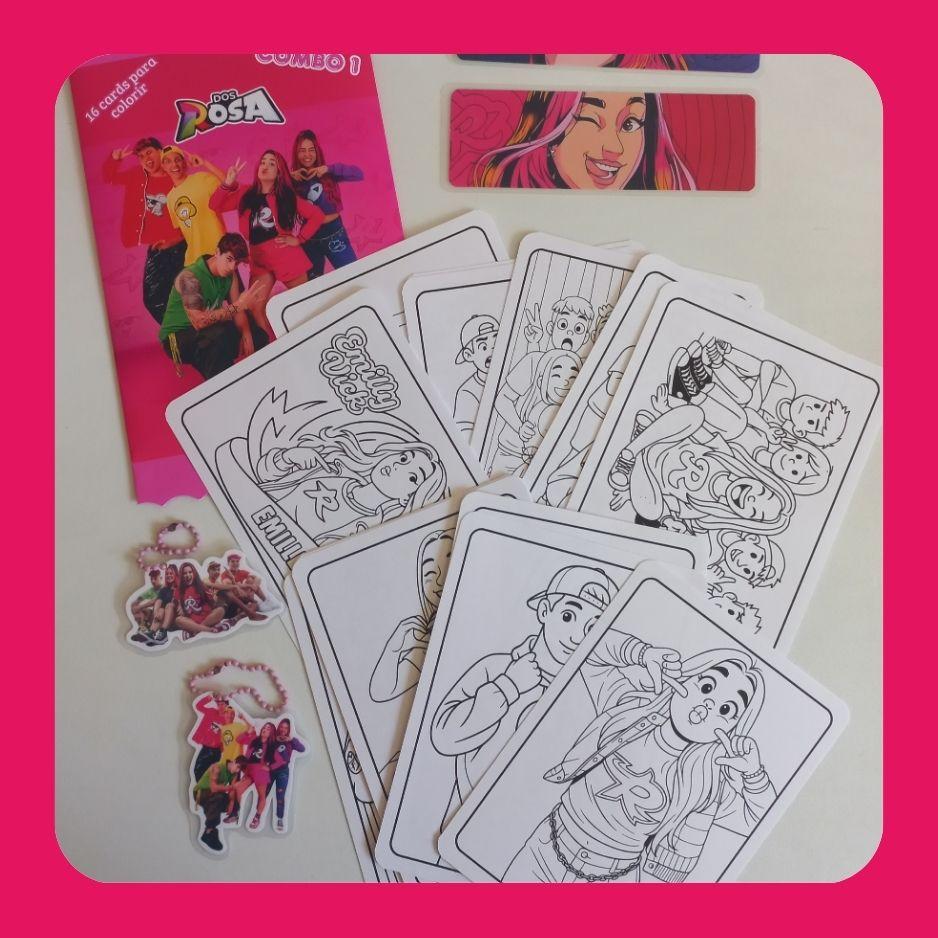 DOS ROSA - LIVRO DE COLORIR