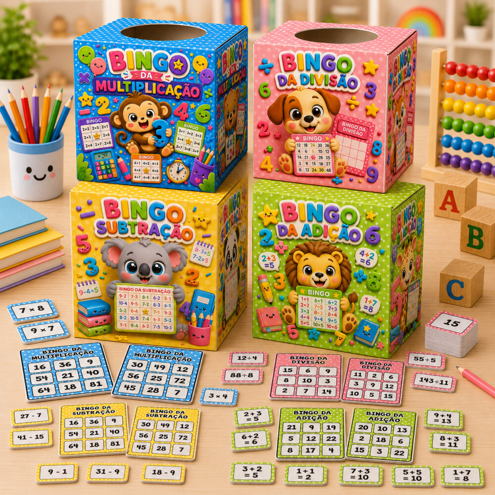 BINGO DAS 4 OPERAÇÕES - ARQUIVO DIGITAL