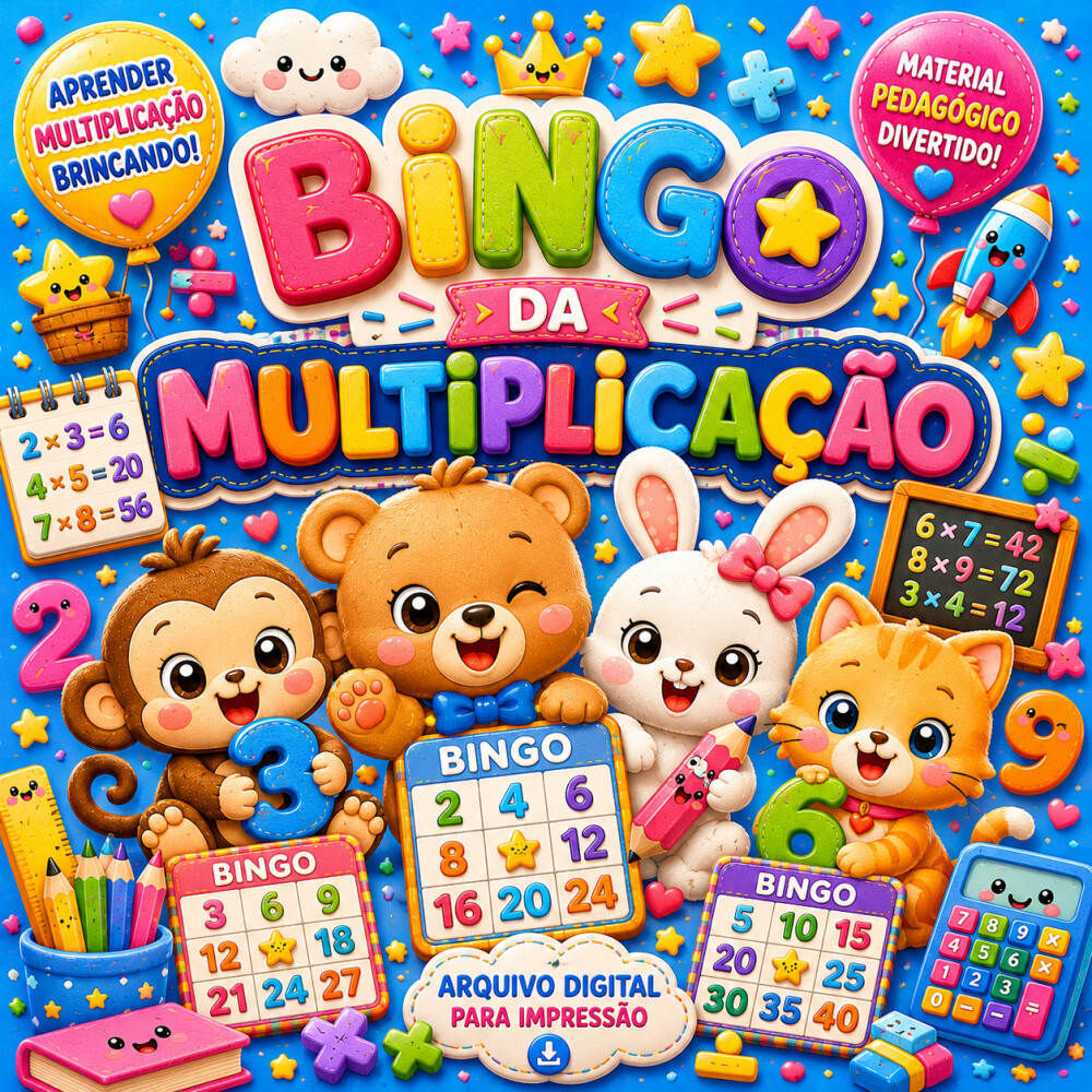 BINGO DAS 4 OPERAÇÕES - ARQUIVO DIGITAL