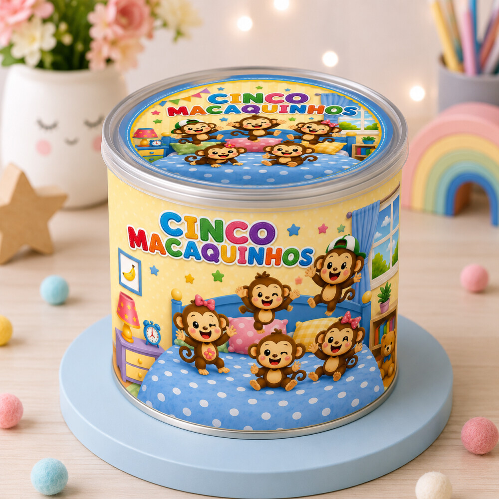 LATA CINCO MACAQUINHOS - ARQUIVO DIGITAL PARA IMPRESSÃO