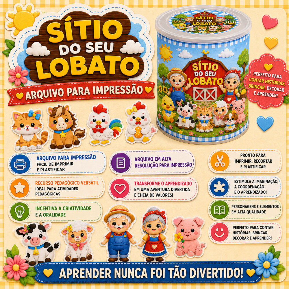 LATA SÍTIO DO SEU LOBATO - ARQUIVO DIGITAL PARA IMPRESSÃO