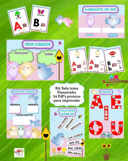Kit sala Passarinhos