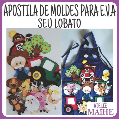 APOSTILA DE MOLDES PARA EVA SEU LOBATO