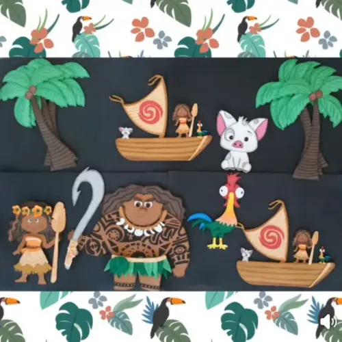 MOANA - Apostila de Moldes EVA