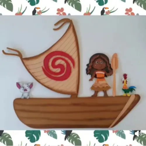 MOANA - Apostila de Moldes EVA