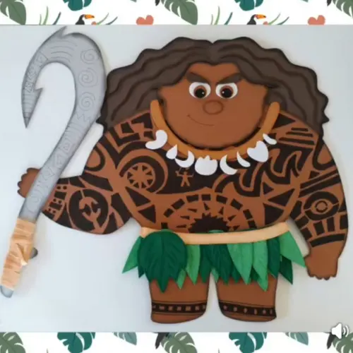 MOANA - Apostila de Moldes EVA
