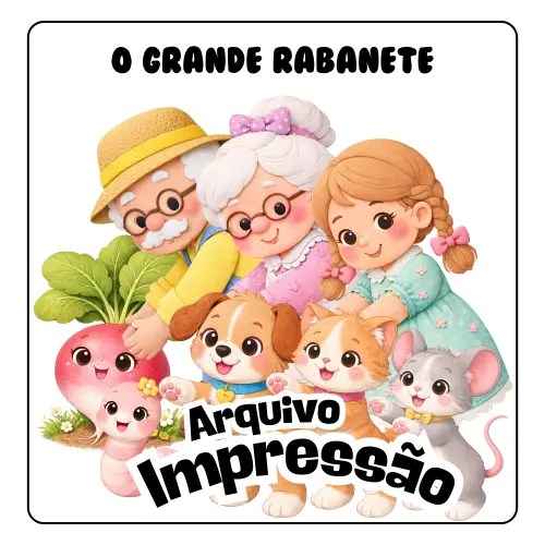O GRANDE RABANETE - Arquivo para Impressão