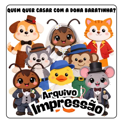 QUEM QUER CASAR COM A DONA BARATINHA - Arquivo para Impressão